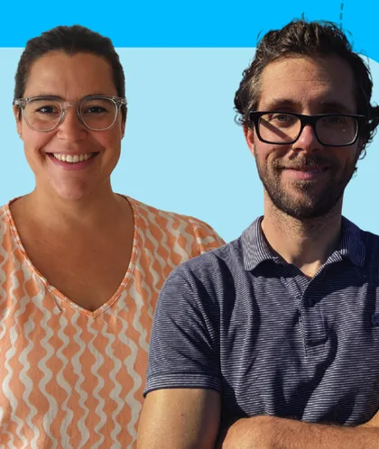 Prof. Victoria Bianchi e Ing. Agustín Pardo